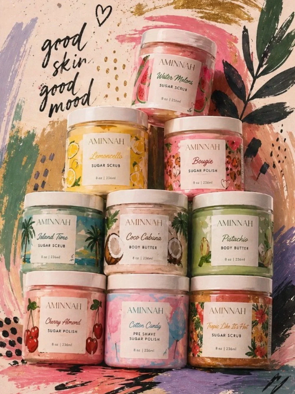 BUY NOW: Aminnah Mystery Duo 8oz Scrubs/Butters Choose Combo NWT - Picture 3 of 4